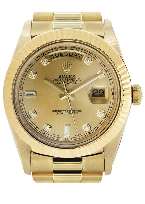 rolex day date gold edelstahl|rolex day date 41mm gold.